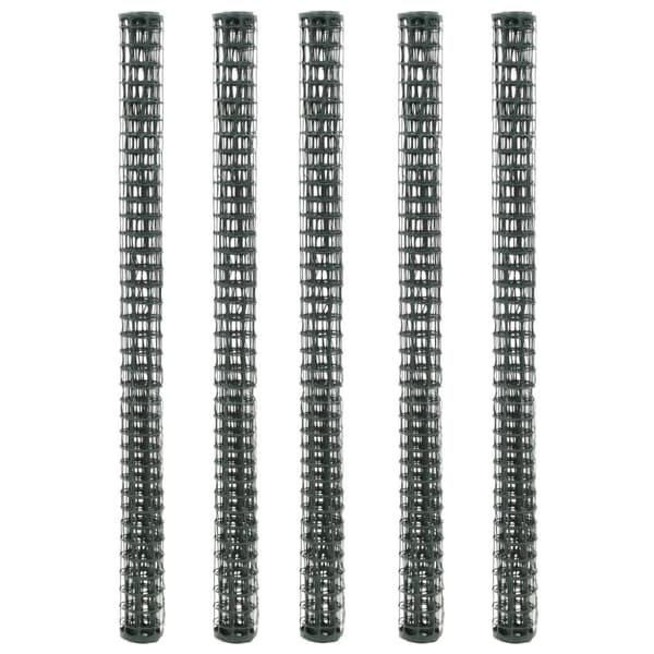 vidaXL Gjerdenettinger for hage 5 deler HDPE 1x1,2 m grønn