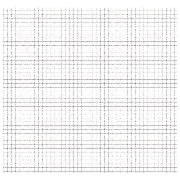 vidaXL rillet trådnetspanel rustfrit stål 100 x 85 cm 21 x 21 x 2,5 mm