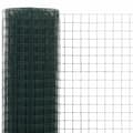 Pikkukuva 3 / 5: vidaXL Kanaverkko teräs PVC pinnoitteella 25x0,5 m vihreä