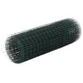 Pikkukuva 5 / 5: vidaXL Kanaverkko teräs PVC pinnoitteella 25x0,5 m vihreä