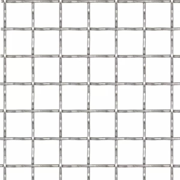 vidaXL Krympet kjedegjerde for hage rustfritt stål 100x85cm 31x31x3mm