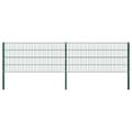 Miniatyrbilde 1 av 5: vidaXL Gjerdepanel med stolper jern 3,4x0,8 m grønn
