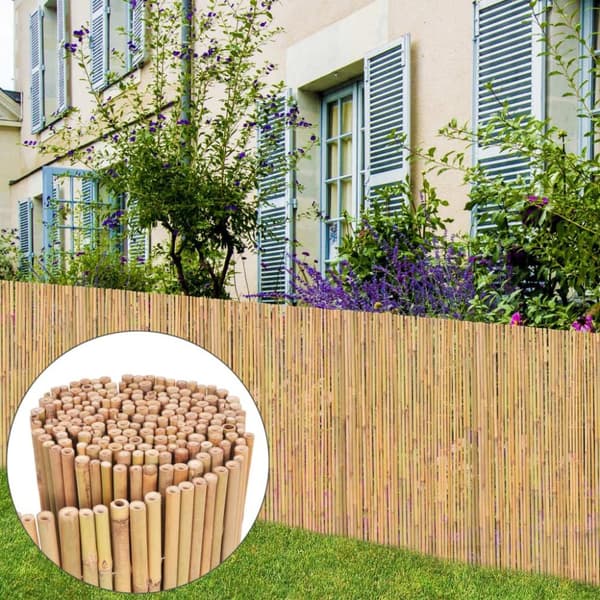 vidaXL Bambusgjerde 300x100 cm