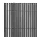 Miniatyrbillede 3 af 6: vidaXL dobbeltsidet havehegn PVC 150 x 300 cm grå