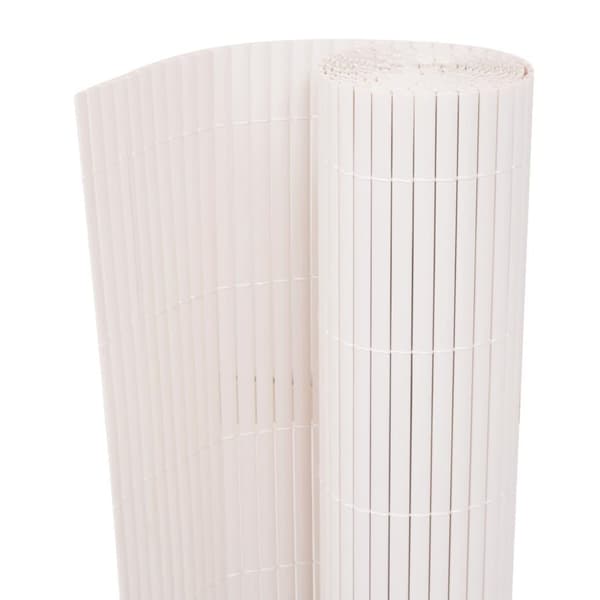 vidaXL Insynsskydd 150x300 cm vit