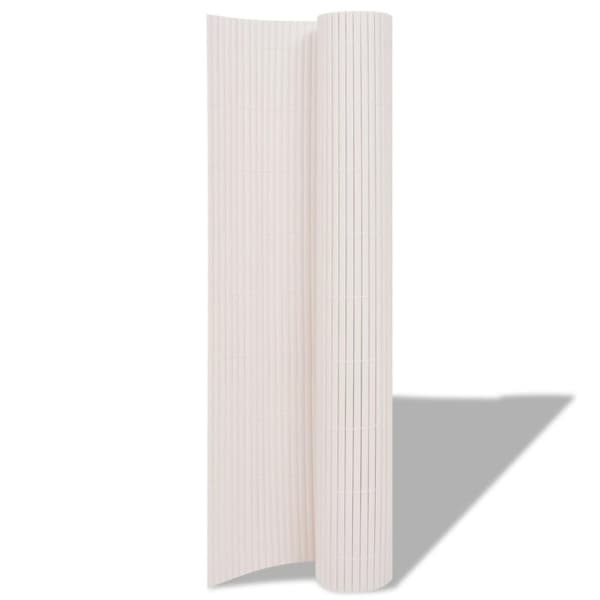 vidaXL Insynsskydd 150x300 cm vit