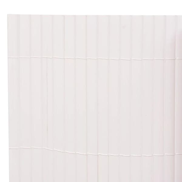 vidaXL Insynsskydd 150x500 cm vit
