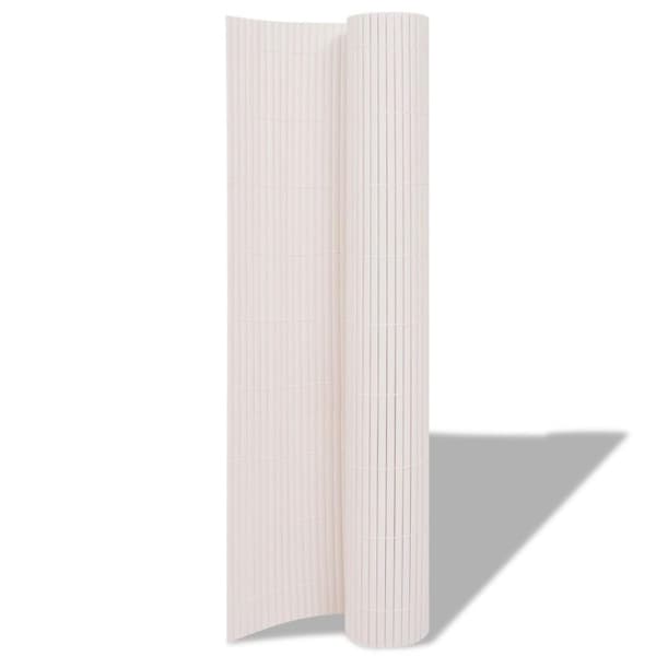 vidaXL Insynsskydd 150x500 cm vit