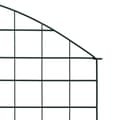 Pikkukuva 4 / 8: vidaXL Puutarha-aitasarja kaareva 77,5x78,5 cm vihreä