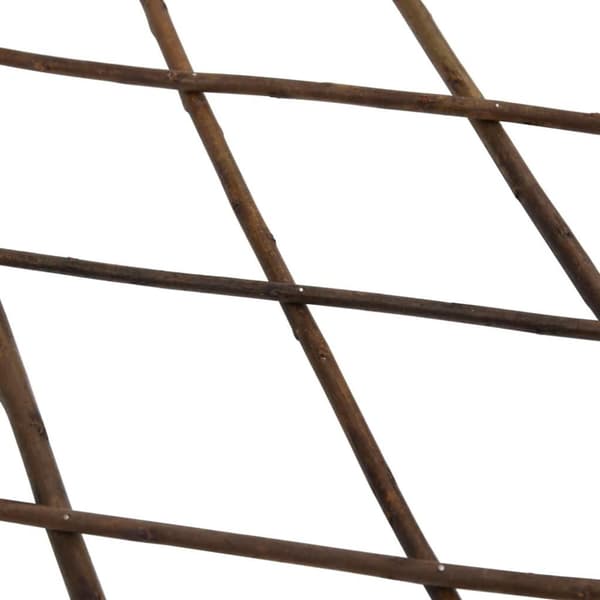 vidaXL pilehegn med espalier 5 stk. 180x30 cm