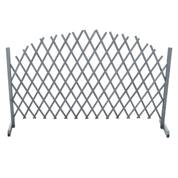 vidaXL Säleaita täysi kuusi 1,8x1 m harmaa