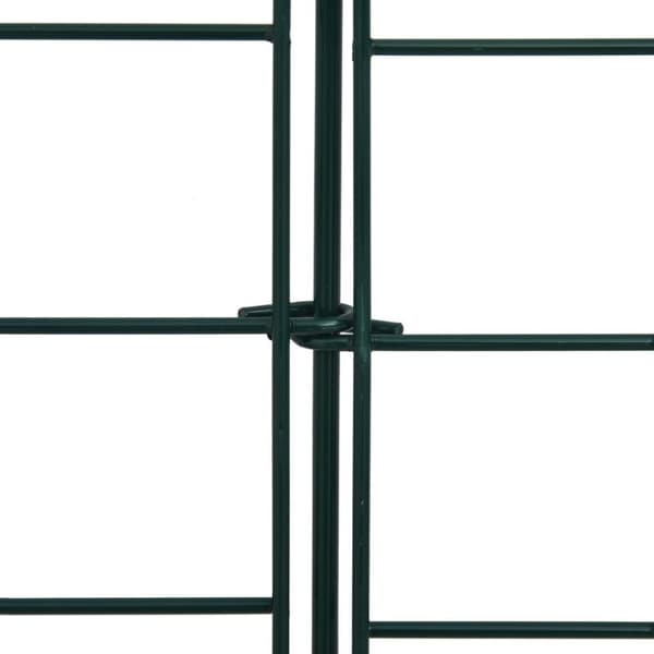vidaXL Gjerdesett 77,5x64 cm grønn