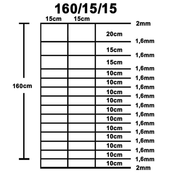 vidaXL Puutarha-aita galvanoitu teräs hopea 50x1,6 m