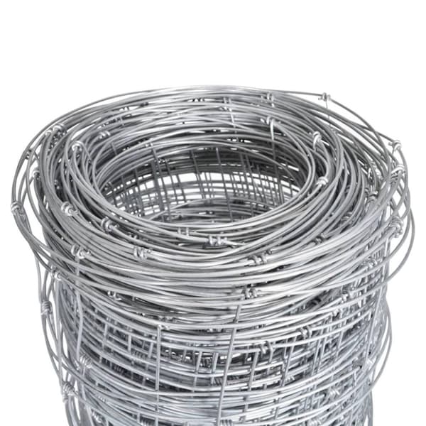 vidaXL Puutarha-aita galvanoitu teräs 50 m 150 cm hopea