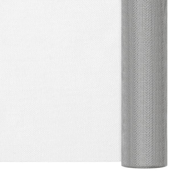 vidaXL Insektsnät rostfritt stål 60x2000 cm silver