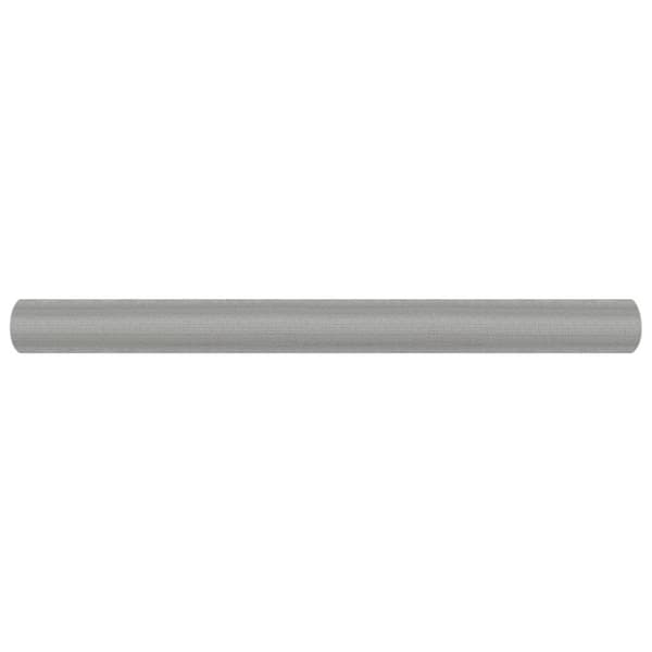 vidaXL Nettingskjerm rustfritt stål 112x500 cm sølv
