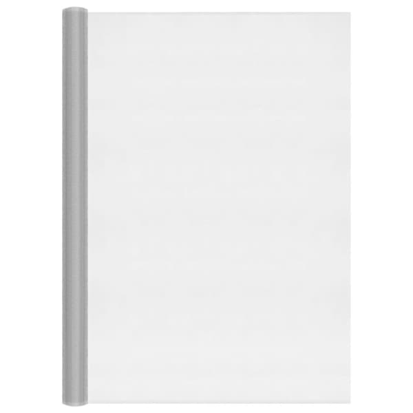 vidaXL Insektsnät rostfritt stål 112x1000 cm silver