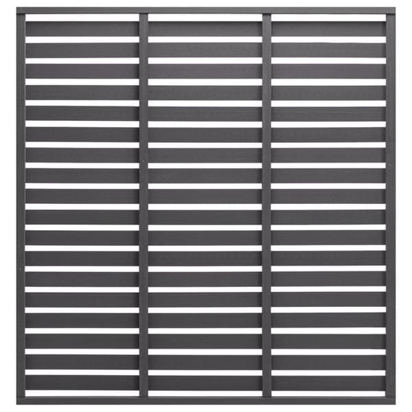 vidaXL Aitapaneeli WPC 180x180 cm harmaa