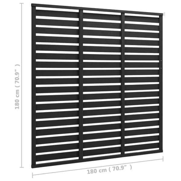 vidaXL Gjerdepanel WPC 180x180 cm svart