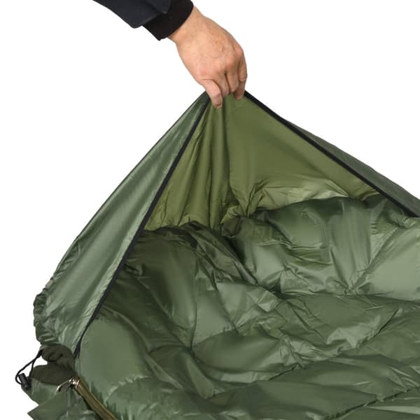 Sovepose, 200x85x15 cm, Mørkegrøn