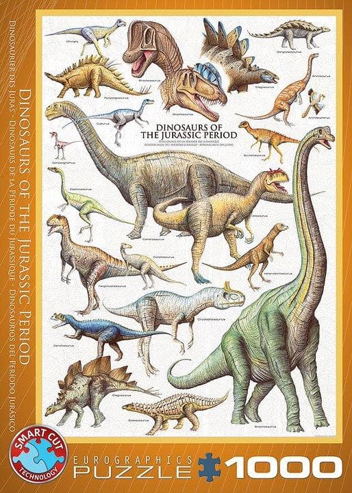 Dinosaurie pussel 1000 bitar - Kalikå