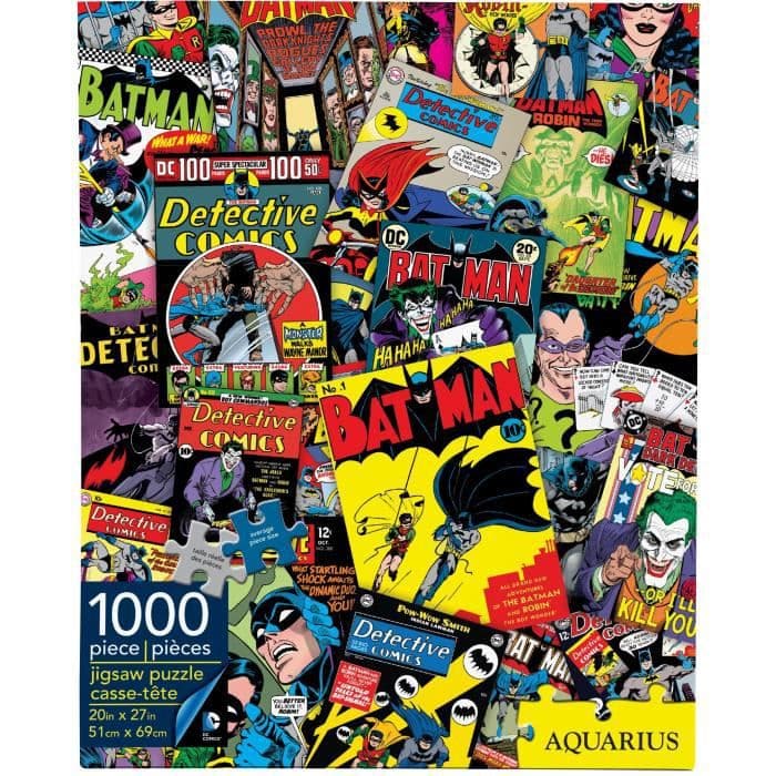 AQUARIUS Puzzle 1000 bitar DC Comics Batman Collage - 65214