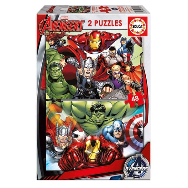 Barnpussel Marvel Avengers Educa (2 x 48 pcs)