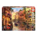 Miniatyrbild 1 av 2: Pussel Educa Sunset in Venezia (1500 pcs)