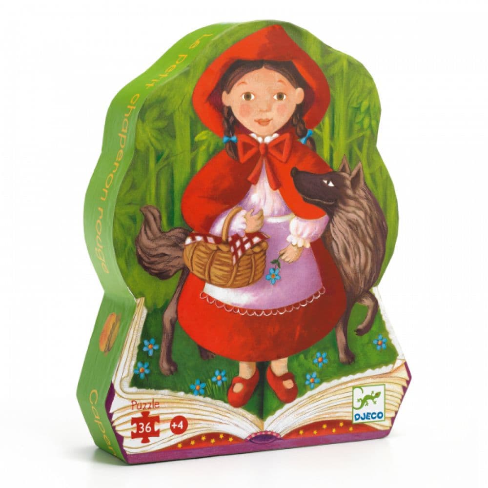 Barn pussel Silhouette puzzles - Little Red Riding Hood - 36 pcs