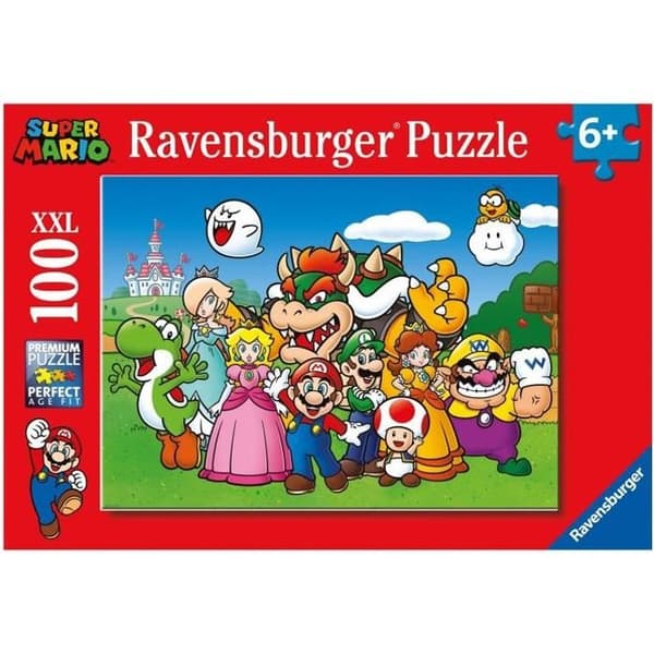 Pussel 100 XXL-bitar - Super Mario Fun Unik färg