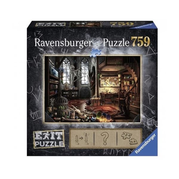 Escape Puzzle 759 bitar - Drakens lya - Ravensburger - Fantasitema - För barn från 12 år och uppåt