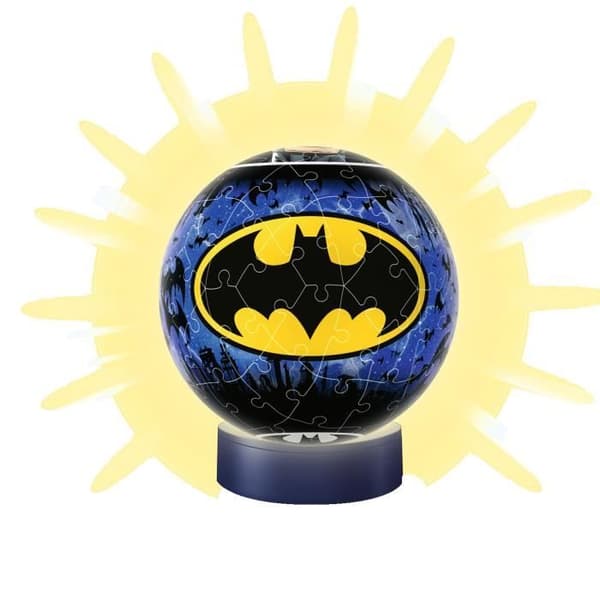 3D Ball Puzzle 72 p upplyst - Batman - Ravensburger - Tecknade serier och serier - Barn - Blandat