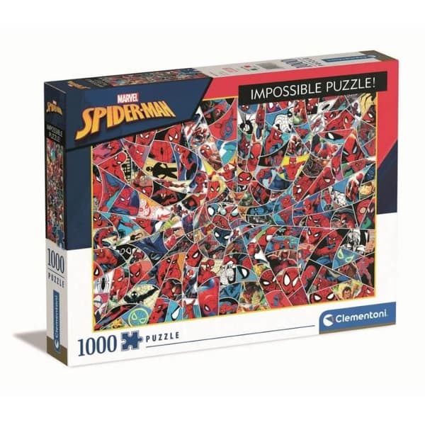 Impossible Puzzle 1000p Spider Man - Clementoni - Tecknade serier och serier - 69 x 50 cm - För vuxna