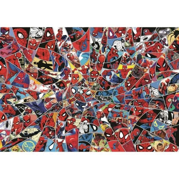 Impossible Puzzle 1000p Spider Man - Clementoni - Tecknade serier och serier - 69 x 50 cm - För vuxna