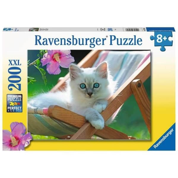 Djurpussel - Ravensburger - Vit kattunge - 200 XXL bitar