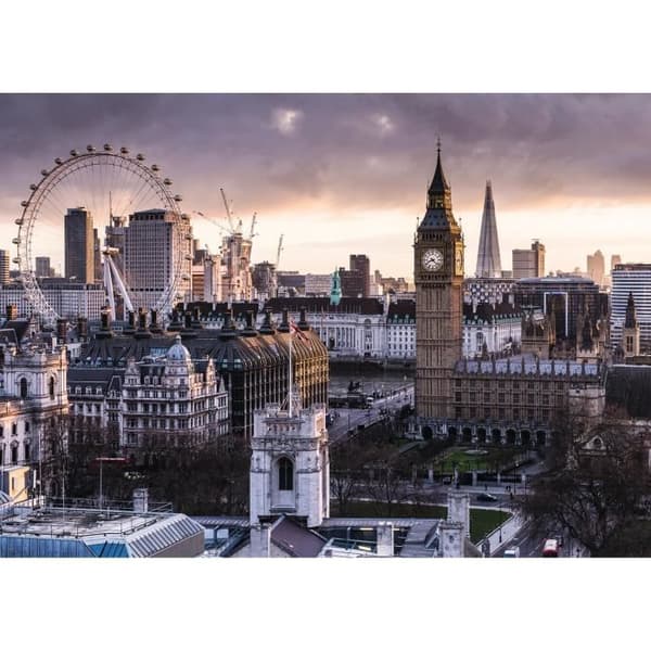 RAVENSBURGER - London 1000-bitars pussel (pusselhöjdpunkter)
