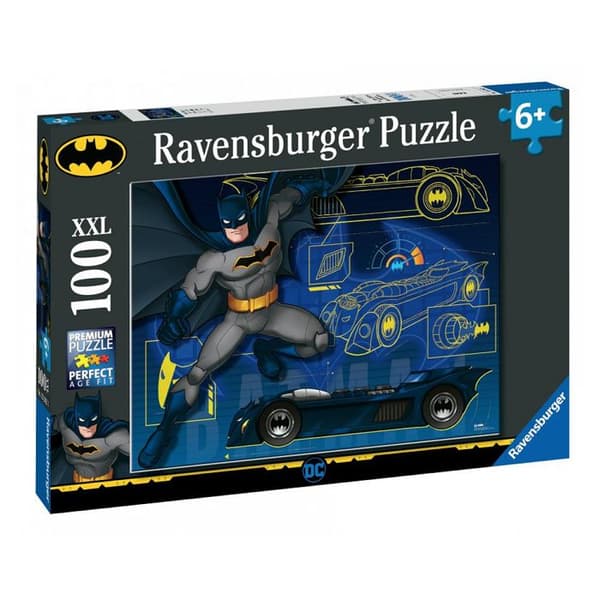 Batman Puzzle Batmobile - Ravensburger - 100 XXL-bitar - Tecknade serier och serier - Barn - Blandat