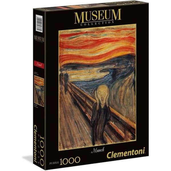 1000 bitars pussel Clementoni - Museum Munch The Scream