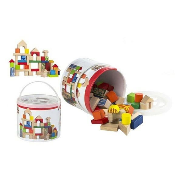 Båt med byggklossar Colorbaby (50 pcs)