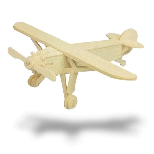 Nostalgiskt flygplan 3D träpussel * Material: Trä * Rekommenderad ålder: + 3 år, innehåller små delar, risk för att sväljas...