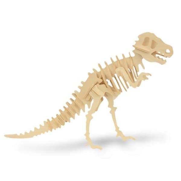 Triceratops dinosaurie skelett träpussel - Märke - Modell - 3 år gammal - Barn