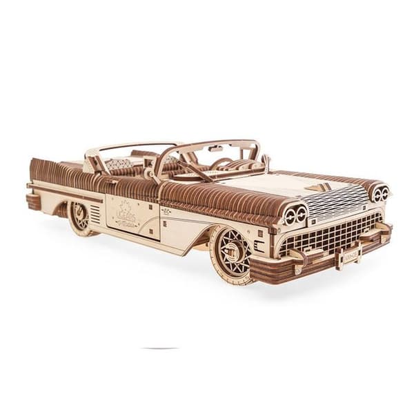 Träbilmodell - UGEARS - Cabriolet VM-05 - 3D-pussel - 739 bitar