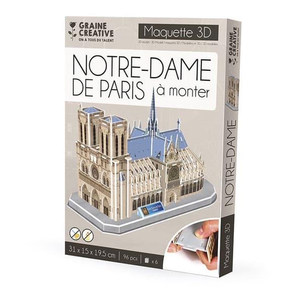Notre Dame modell pussel