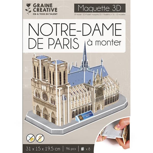 Notre Dame modell pussel
