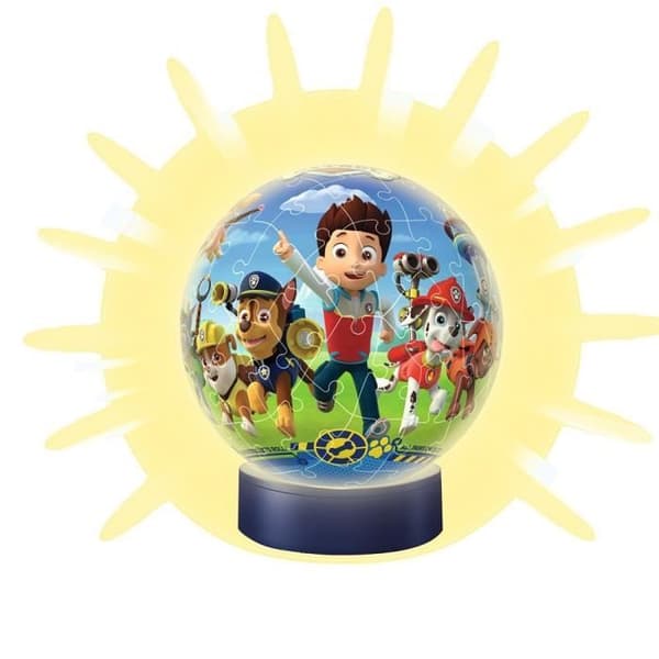 Paw Patrol upplyst 3D-pussel - Ravensburger - 72 bitar - Barn från 6 år