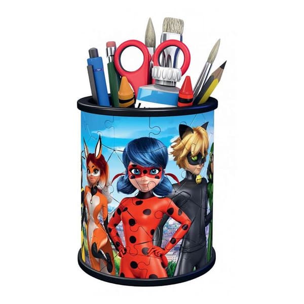 54-bitars 3D-pussel Pennhållare: Miraculous Unik färg
