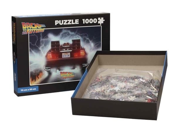 Back To The Future-pussel - Delorean Out A Time - 1000 bitar - INGET NAMN - Fordon och maskiner