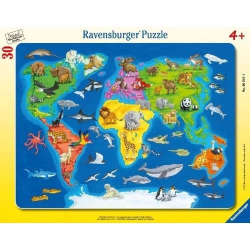Ravensburger rampussel Animals of the world - 30 till 48 bitar - Barn 4 år och uppåt