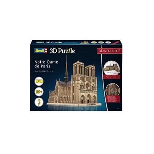 3D-pussel - Revell - Notre Dame de Paris - 293 bitar - Resor och kartor