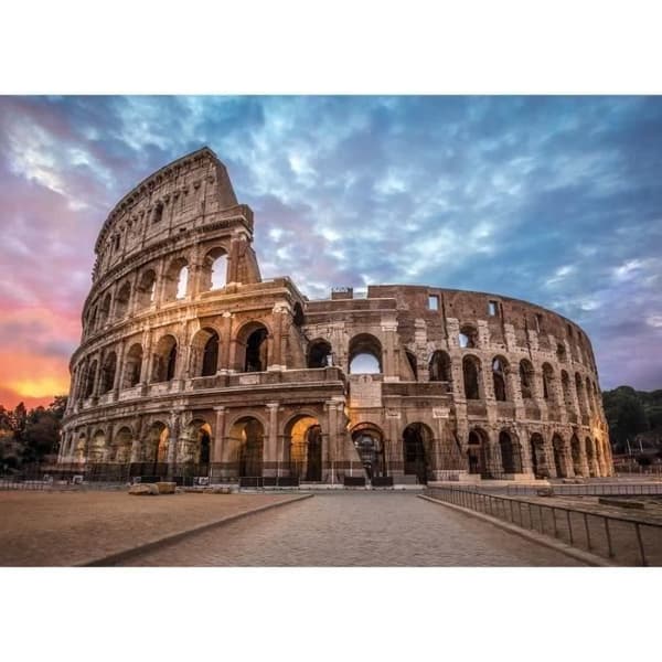Pussel - Clementoni - Colosseum Sunrise - 3000 bitar - Arkitektur och monument - Flerfärgad